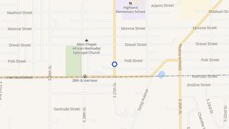 Map for Strattford Square Apts - Omaha, NE