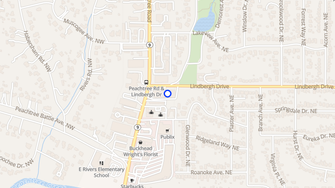 Map for Park Lane on Peachtree - Atlanta, GA