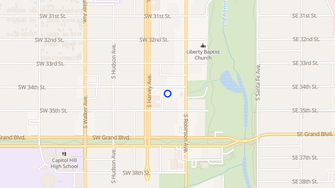 Map for Southwind Apartments - Oklahoma City, OK