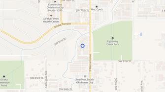 Map for Lightning Creek Apartments - Oklahoma City, OK