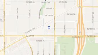 Map for Santee Apartments - Oklahoma City, OK