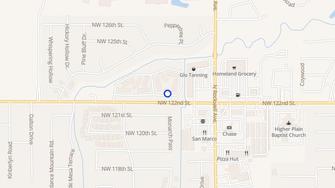 Map for Forest Creek Apartments - Oklahoma City, OK