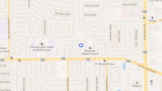 Map for Grove Park Apartments - Orlando, FL