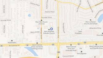 Map for Monsignor Bishop Manor Incorporated - Orlando, FL