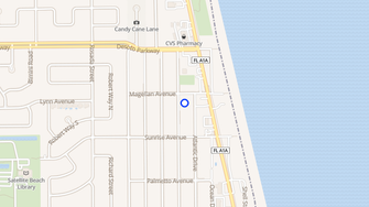 Map for Apollo Apartments - Satellite Beach, FL