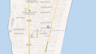 Map for Atwood Mercury Apartments - Cape Canaveral, FL