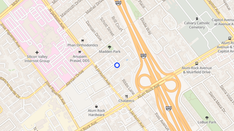 Map for Boxer's Mayfair Village Apt - San Jose, CA