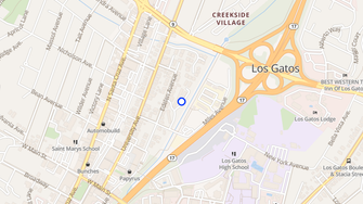 Map for Los Gatos Heights  - Los Gatos, CA