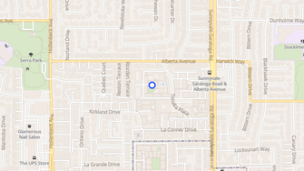 Map for Casa Alberta Apartments - Sunnyvale, CA