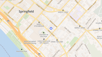 Map for Park Street Lofts - Springfield, MA