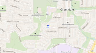 Map for Crocus Court Apartments - Greendale, WI