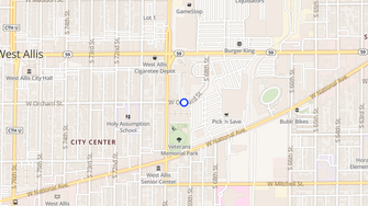 Map for Orchard Park - West Allis, WI