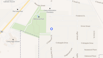 Map for Hickory Tree Estates - Carey, OH