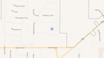 Map for Meadows at Grand Lake Apartments - Celina, OH