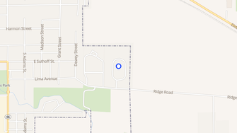 Map for Deer Creek Apartments - Delphos, OH