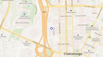 Map for St Barnabas Apartments - Chattanooga, TN