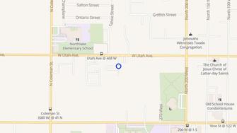 Map for Somerset Gardens Apartments - Tooele, UT