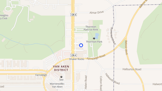 Map for Van Aken District Apartments  - Shaker Heights, OH