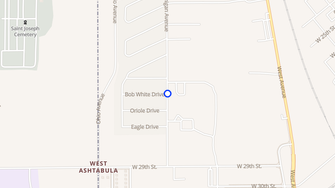 Map for Ashbrook Village Apartments - Ashtabula, OH