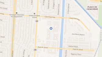Map for Belmont Village Apartments - Gretna, LA