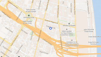Map for Cotton Mill Condominiums - New Orleans, LA