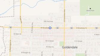 Map for Golden Sands Apartments - Goldendale, WA