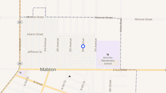Map for Mabton Garden Apartments - Mabton, WA