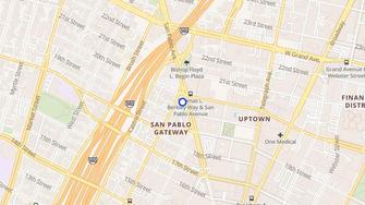 Map for San Pablo Hotel - Oakland, CA