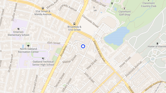 Map for Quarry Ridge Apartments - Oakland, CA