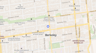 Map for New Californian Apartments - Berkeley, CA