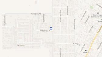 Map for Cochise Village Apartments - Willcox, AZ