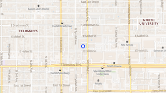 Map for University Heights - Tucson, AZ
