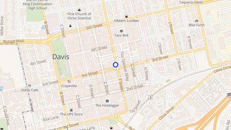 Map for Ellington Apartments   - Davis, CA