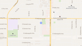 Map for Sharon Apartments - Fresno, CA