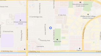 Map for Villa Capri Apartments - Fresno, CA