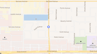 Map for Willow Springs Apartments - Clovis, CA