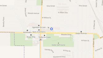 Map for Exeter Apartments - Exeter, CA