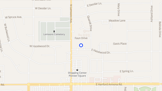 Map for Mountain View Apartments - Lemoore, CA