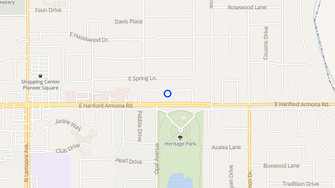 Map for Park Place Apartments of Lemoore - Lemoore, CA