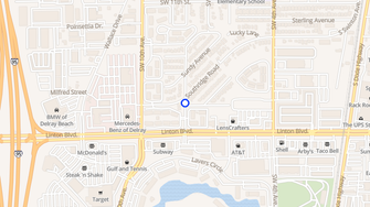 Map for Delray Gardens Apartments - Delray Beach, FL