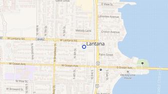 Map for Lantana Apartments - Lantana, FL