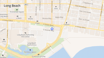 Map for Long Beach Towers Apartments - Long Beach, CA