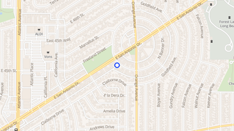 Map for Le Park Apartments-89 Ltd - Long Beach, CA