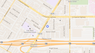 Map for La Corona Apartments - Downey, CA