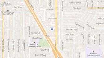 Map for Green Meadow Apartments - Norwalk, CA