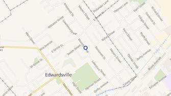 Map for Edwardsville Apartments - Edwardsville, PA