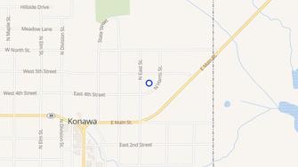 Map for Konawa Village Apartments - Konawa, OK