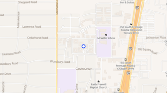 Map for Advantages Apartments - Jackson, MS