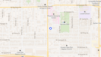 Map for Memorial Towers Senior Apartments - Phoenix, AZ