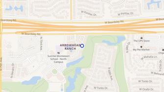 Map for Arrowhead Lakes Condominiums - Glendale, AZ